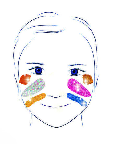 Trusa make-up culori metalice non alergice, Djeco