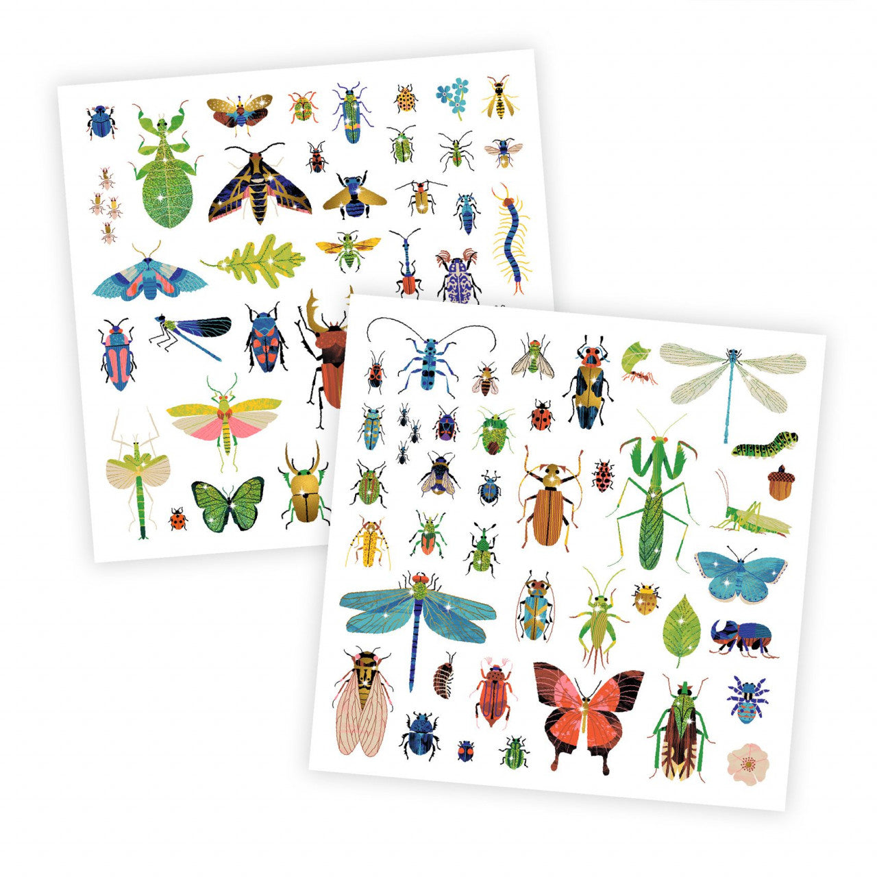 Abtibilduri metalice Microcosmos, Djeco