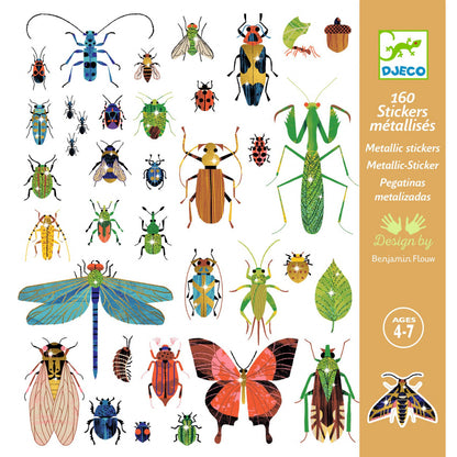 Abtibilduri metalice Microcosmos, Djeco