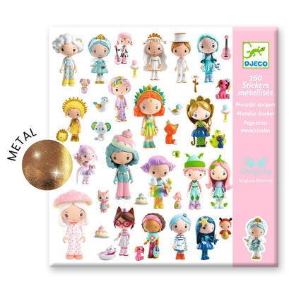 Abtibilduri metalice Tinyly, Djeco