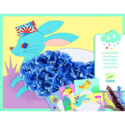 Atelier creativ Animalute cu caciulite, Djeco