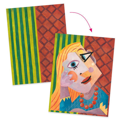 Atelier creativ Cap patrat Inspired by Picasso, Djeco