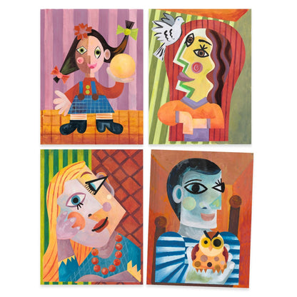 Atelier creativ Cap patrat Inspired by Picasso, Djeco