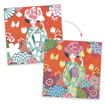 Atelier creativ cu sclipici Daydream, Djeco