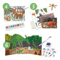 Atelier creativ Lumea dinozaurilor, Djeco