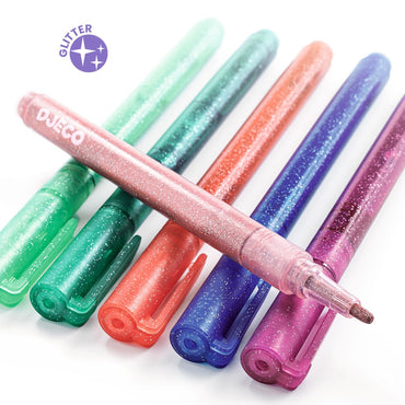 Carioca (marker) cu sclipici Sweet, Djeco