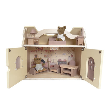 Casuta de papusi cu 2 ursuleti de plus, Egmont Toys