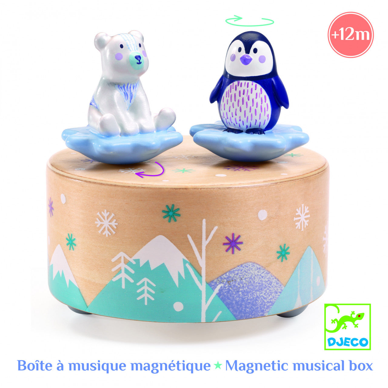 Cutie muzicala magnetica In parcul de gheata, Djeco