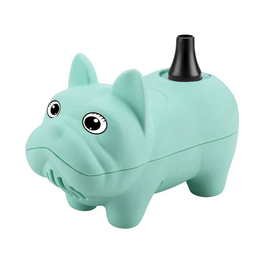 Pompa Electrica de Umflat Baloane, ANGELBEAR, Model Catelus, cu o Iesire, 220V, Putere 300W, Accesorii petrecere, Verde