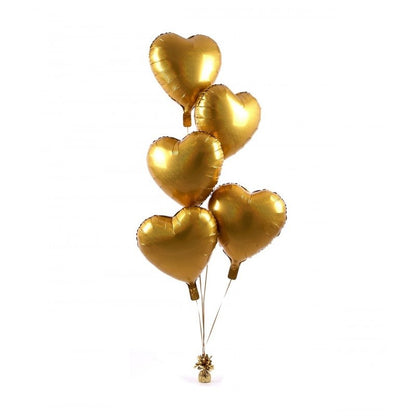 Greutate pentru Baloane cu Heliu, ANGELBEAR, din Folie cu Franjuri, 170g, 13 x 5 x 3 cm, Auriu