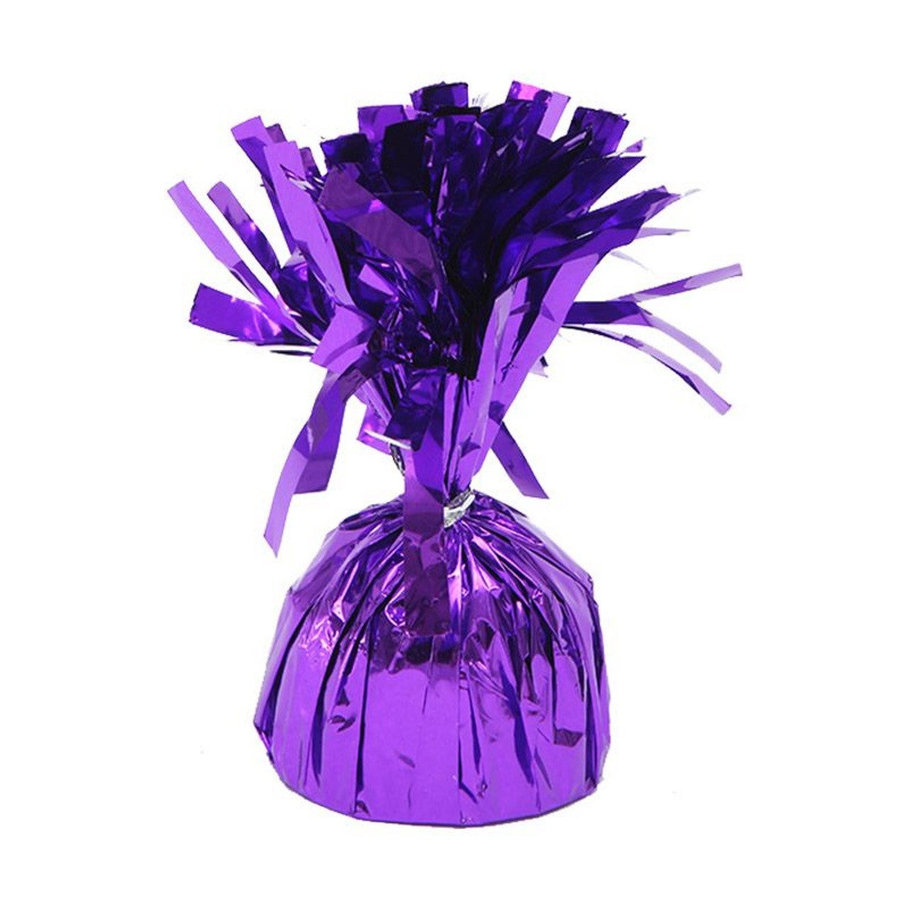 Greutate pentru Baloane cu Heliu, ANGELBEAR, din Folie cu Franjuri, 170g, 13 x 5 x 3 cm, Mov