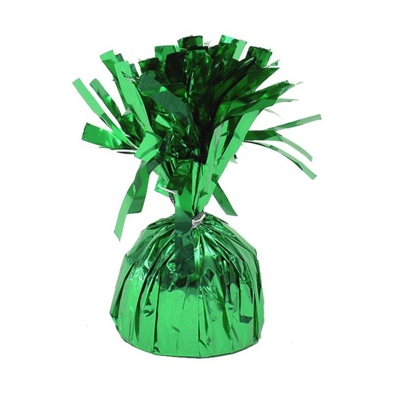 Greutate pentru Baloane cu Heliu, ANGELBEAR, din Folie cu Franjuri, 170g, 13 x 5 x 3 cm, Verde
