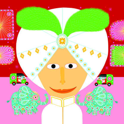 Joc creativ colaje Portrete, Djeco
