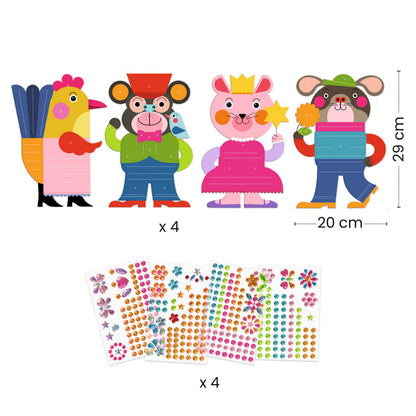 Joc creativ de decorat cu strasuri, Djeco