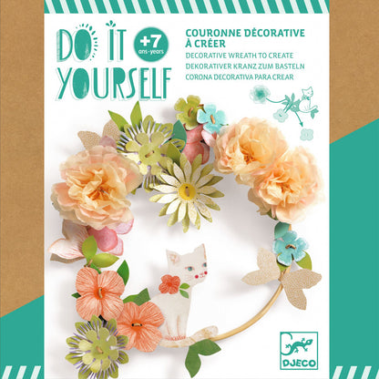 Joc creativ DIY Coronita cu flori Dalia, Djeco