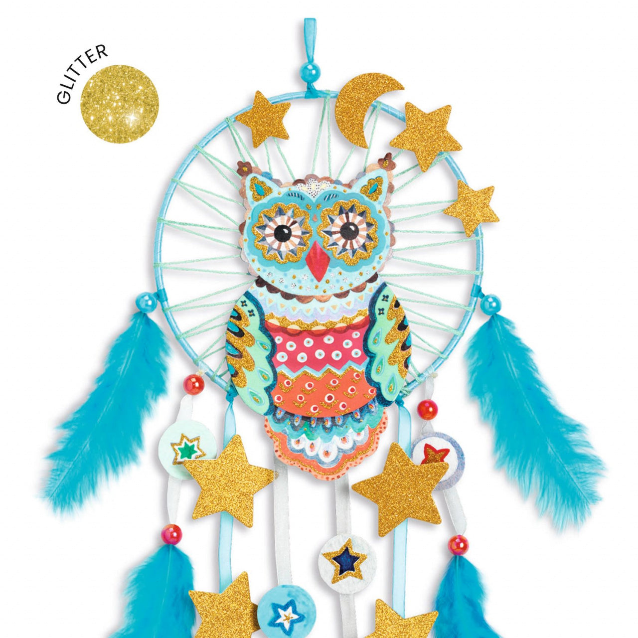 Joc creativ DIY Dreamcatcher bufnita, Djeco