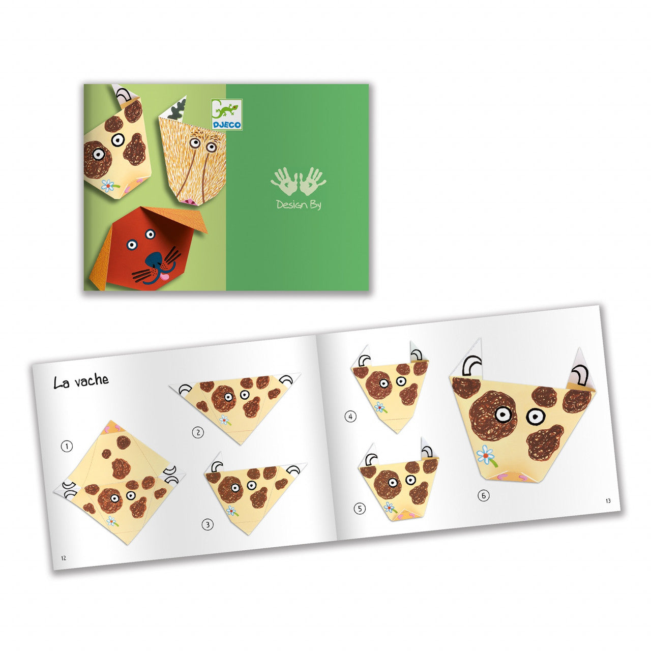 Joc creativ initiere origami Animale, Djeco