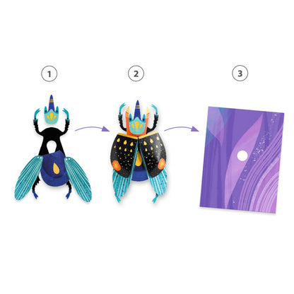 Joc creativ Insecte stralucitoare, Djeco