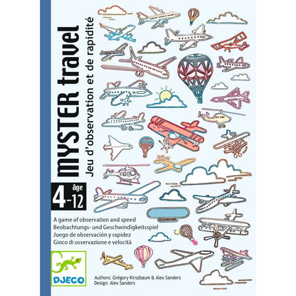 Joc de carti Myster travel, Djeco