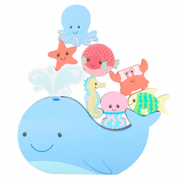 Joc de echilibru din lemn cu fauna marina, Orange Tree Toys
