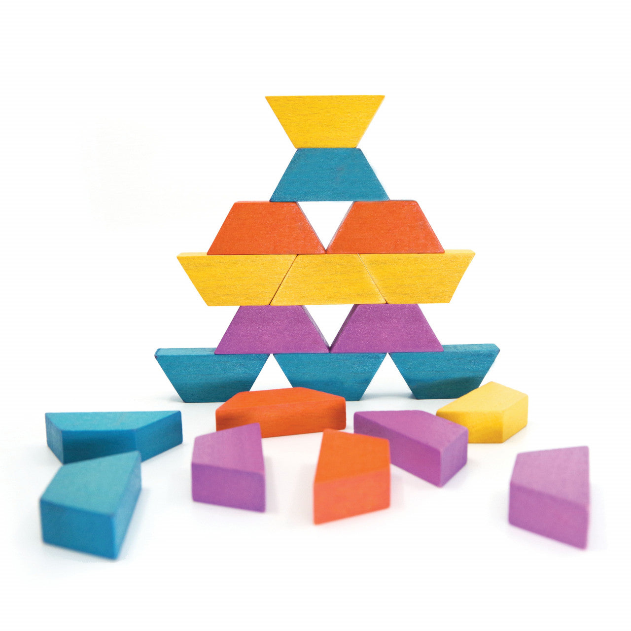 Joc educativ tip mozaic cu forme trapezoidale, Explorare