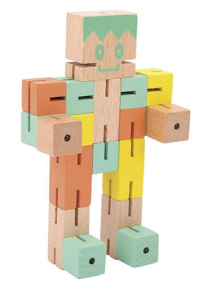 Joc logic IQ 3D puzzle Baiat verde, Fridolin