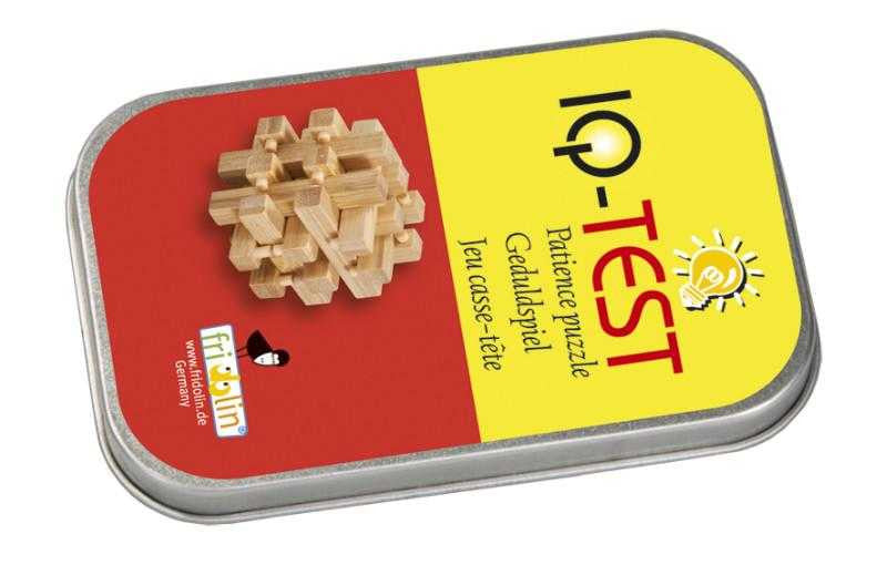 Joc logic IQ 3D Puzzle in cutie metalica-2, Fridolin