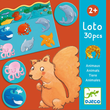 Joc Loto cu animale, Djeco