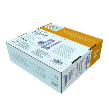 Joc magnetic Circuit pastel cu bile - 70 Piese, Cleverclixx