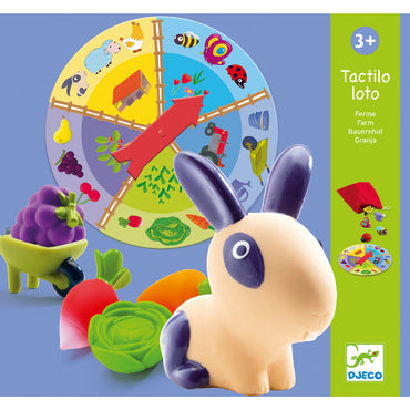 Jucarii Jocuri educative Tactilo Loto Ferma, Djeco