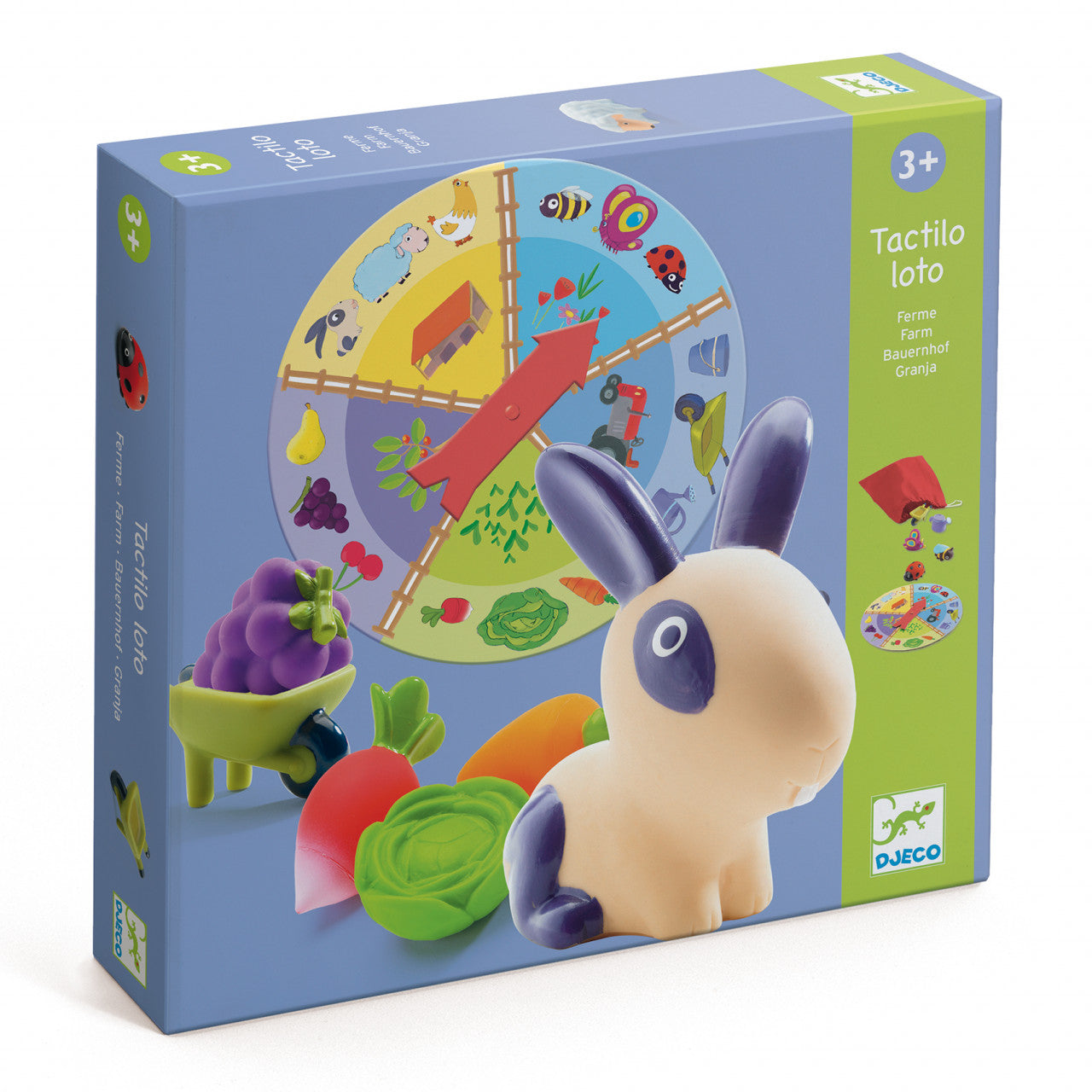 Jucarii Jocuri educative Tactilo Loto Ferma, Djeco