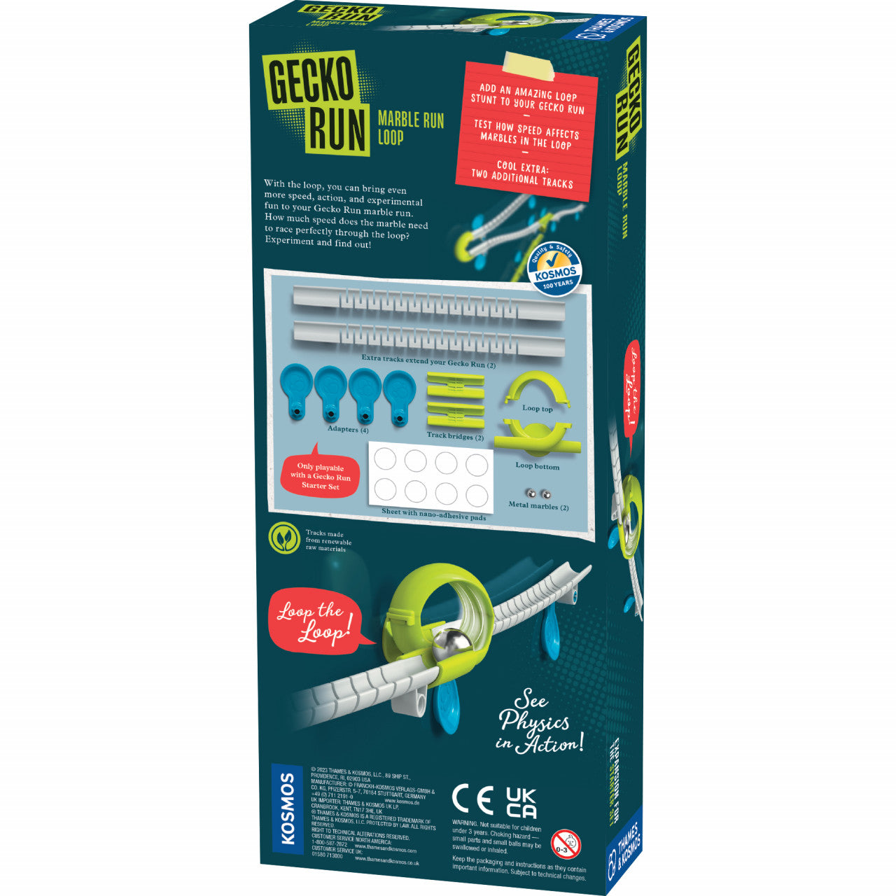 Kit STEM Bucla - extindere pentru cursa cu obstacole cu bilă metalica, Thames & Kosmos