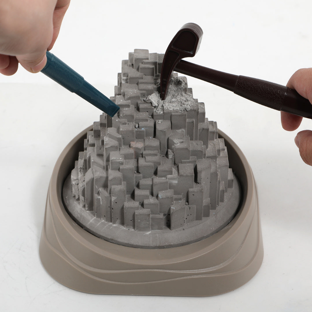 Kit STEM de excavare pietre prețioase &quot;Giants Causeway&quot; din Irlanda de Nord, TopBright