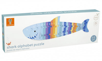 Puzzle din lemn alfabet, Orange Tree Toys