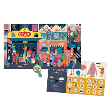 Puzzle observatie La cinema, Moulin Roty