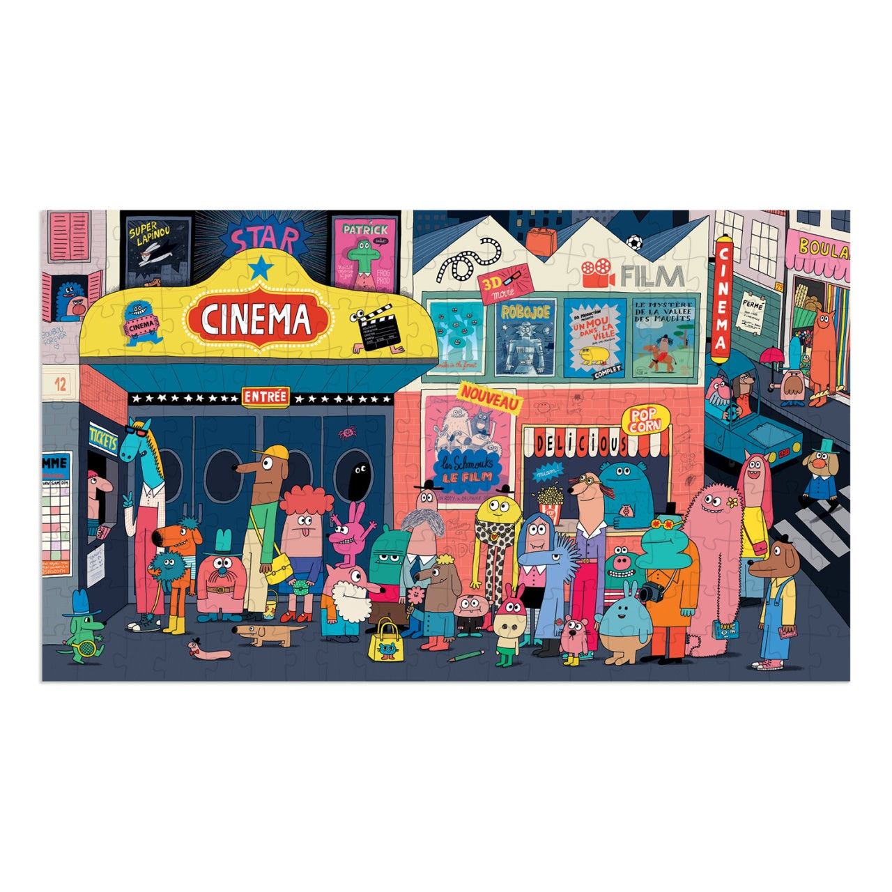 Puzzle observatie La cinema, Moulin Roty
