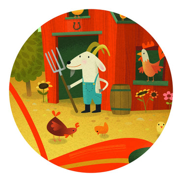 Puzzle Tractor, Djeco