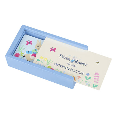 Puzzle-uri Peter Rabbit™ in cutie lemn, Orange Tree Toys