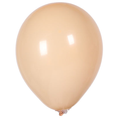 Set 10 Baloane din Latex, ANGELBEAR, Model Party, 30 cm, 5x Maro, 5x Bej, 2.8 g