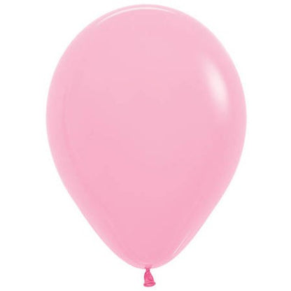 Set 10 Baloane din Latex, ANGELBEAR, Model Party cu Buline si Simple, 30 cm, Roz, 2.8 g