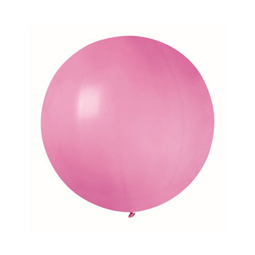 Set 2 Baloane din Latex, ANGELBEAR, Model Party Jumbo, 90 cm, Roz si Bleu, 35 g