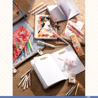 Set 4 markere cu sclipici Tinou, Djeco