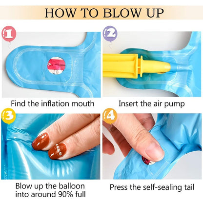 Set Baloane din Folie Metalizata, ANGELBEAR, Model Happy Birthday, Litere de 40 cm, Baloane Party, Ambalaj Individual, Pai, Ata si Adeziv Incluse, Umflare cu Aer sau Heliu, Multicolor