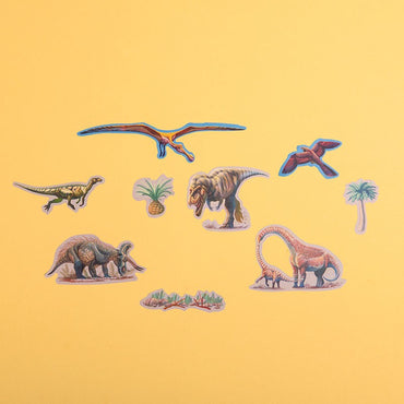 Set cu abtibilduri repozitionabile Dinozauri, Londji