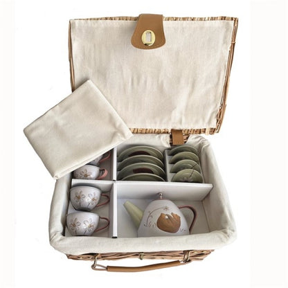 Set de ceai in cos picnic Padurea, Egmont Toys