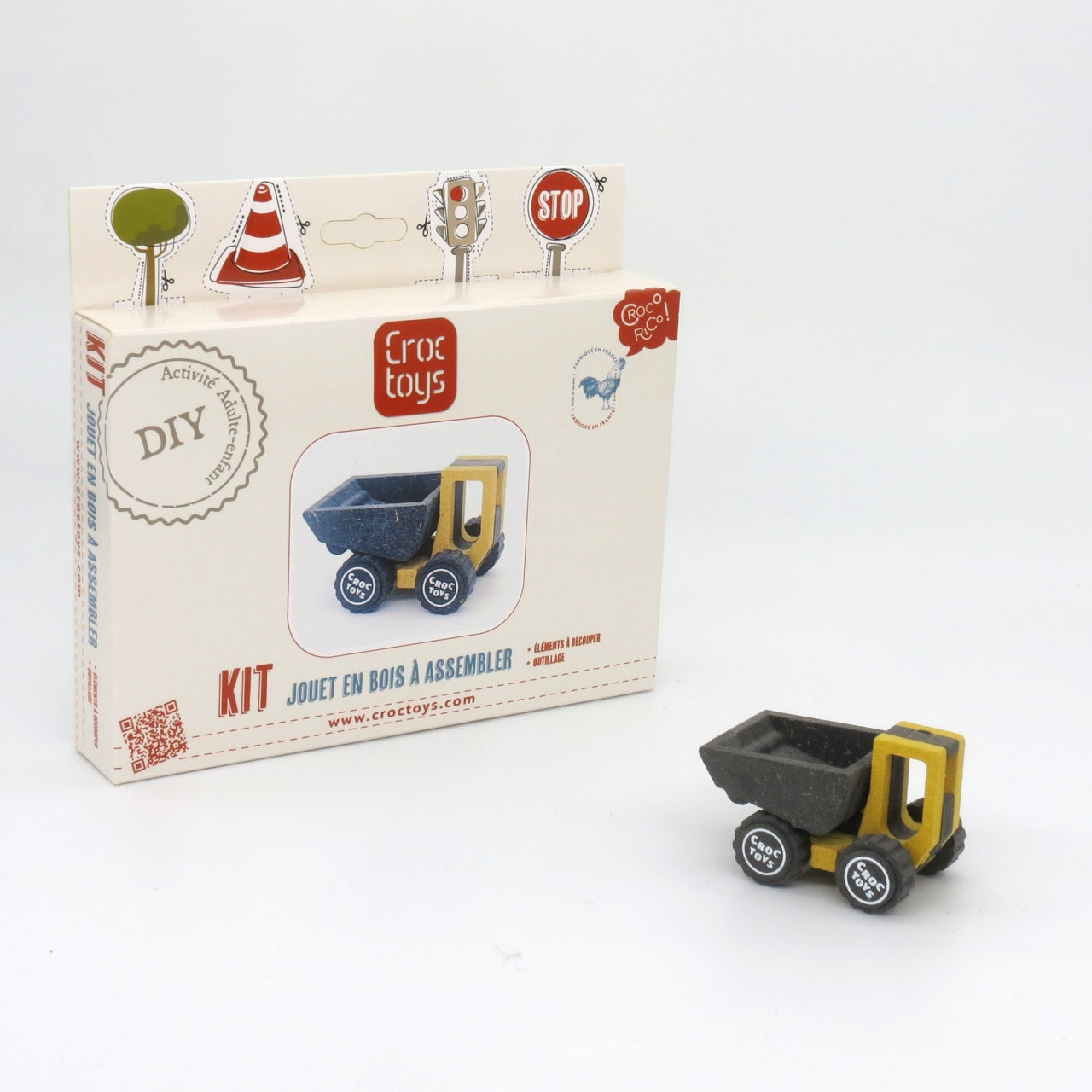 Set de constructie vehicul de santier Basculanta Marco, Croc toys