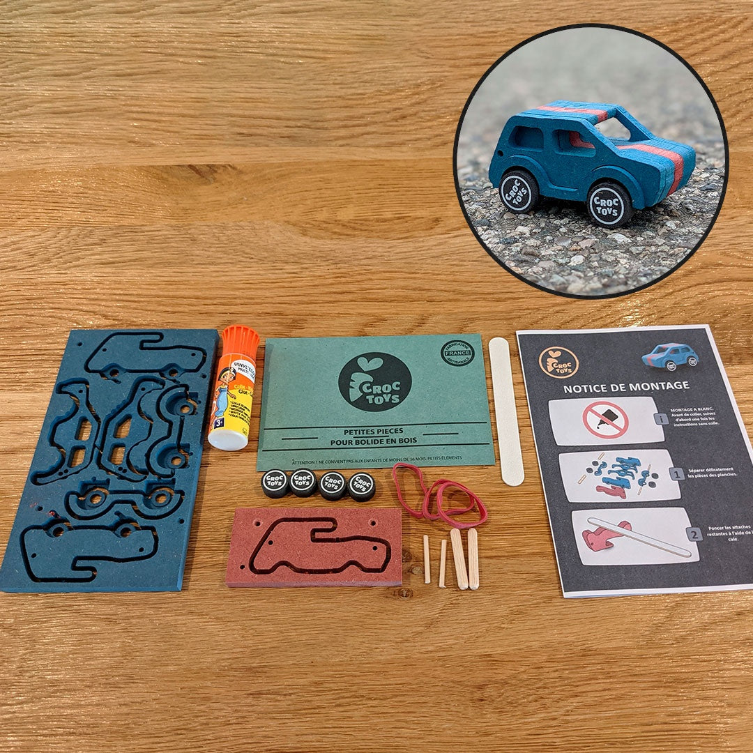 Set de constructie vehicul electric Monik, Croc toys