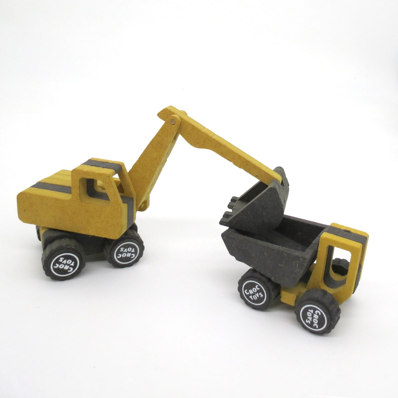 Set de constructie vehicule de santier Marco si Frederic, Croc toys