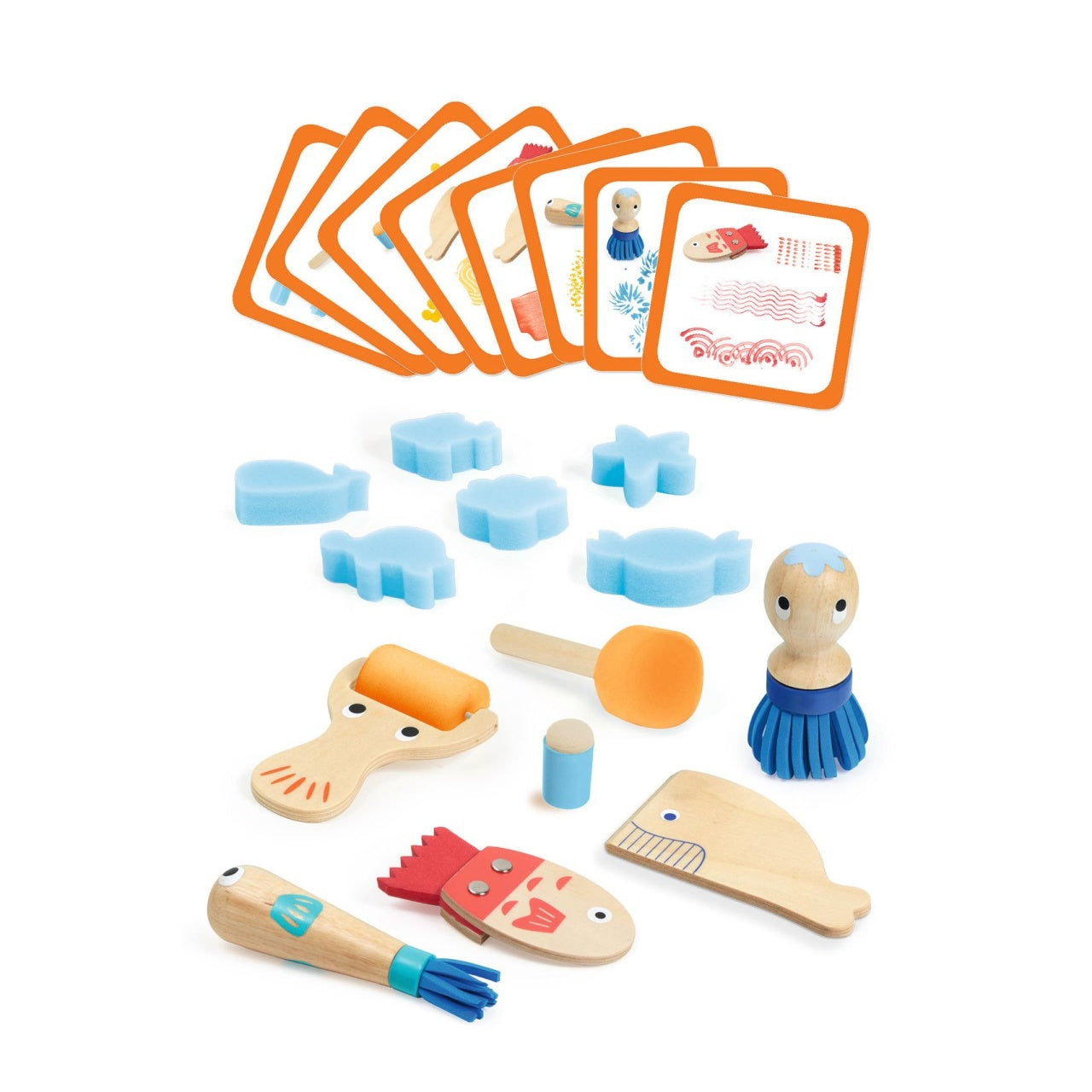 Set de instrumente pentru pictura creativa, Djeco