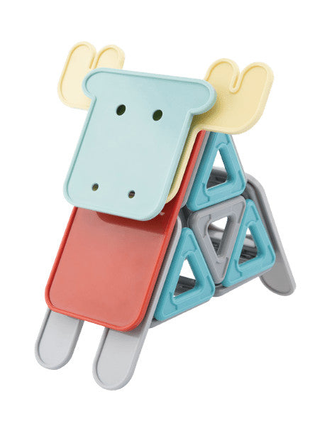 Set magnetic de construit- Magformers Animale, 40 piese